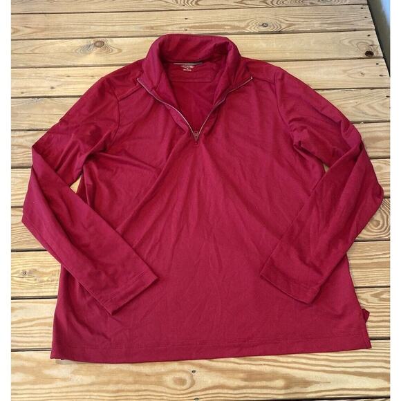 Greg Norman Other - Greg Norman 1/4 Zip Long Sleeve Top Size Medium Men’s Red